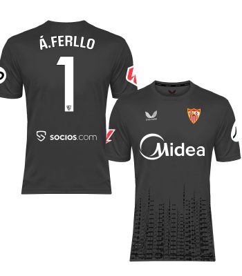 a. ferllo adult goalkeeper home shirt grey 2425 Collection - Sevilla FC Apparel and Gear