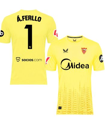 a. ferllo adult goalkeeper third shirt yellow 2425 Collection - Sevilla FC Apparel and Gear