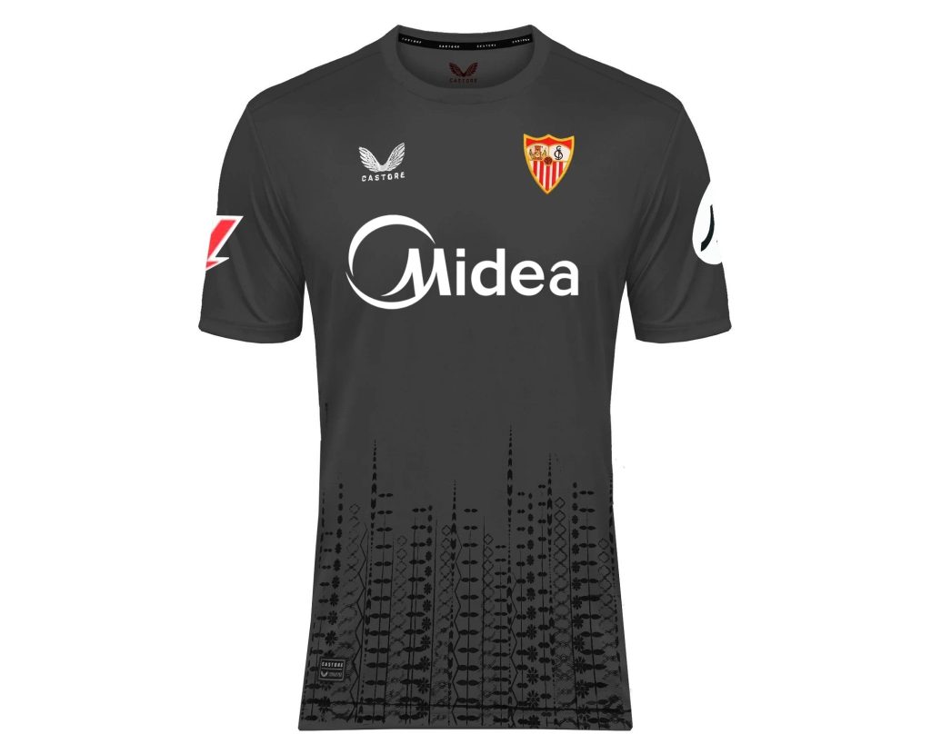 adult grey home goalkeeper shirt 2425 Collection - Sevilla FC Apparel and Gear