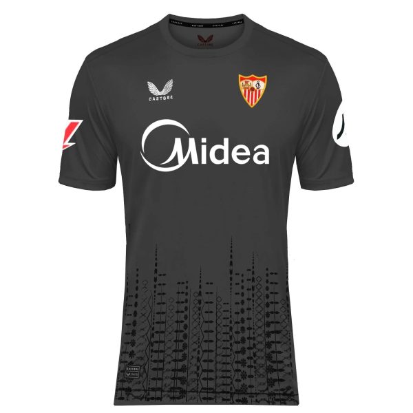 adult grey home goalkeeper shirt 2425 Collection - Sevilla FC Apparel and Gear