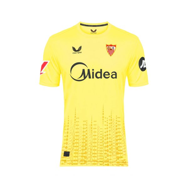 adult yellow goalkeeper third jersey 2425 Collection - Sevilla FC Apparel and Gear