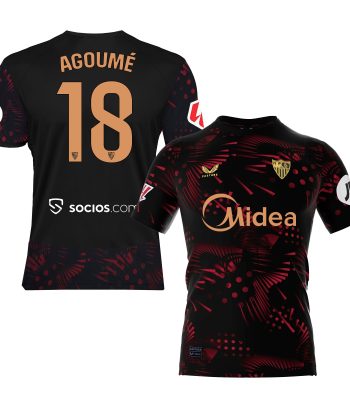 agoumé black third boys t-shirt 2425 Collection - Sevilla FC Apparel and Gear