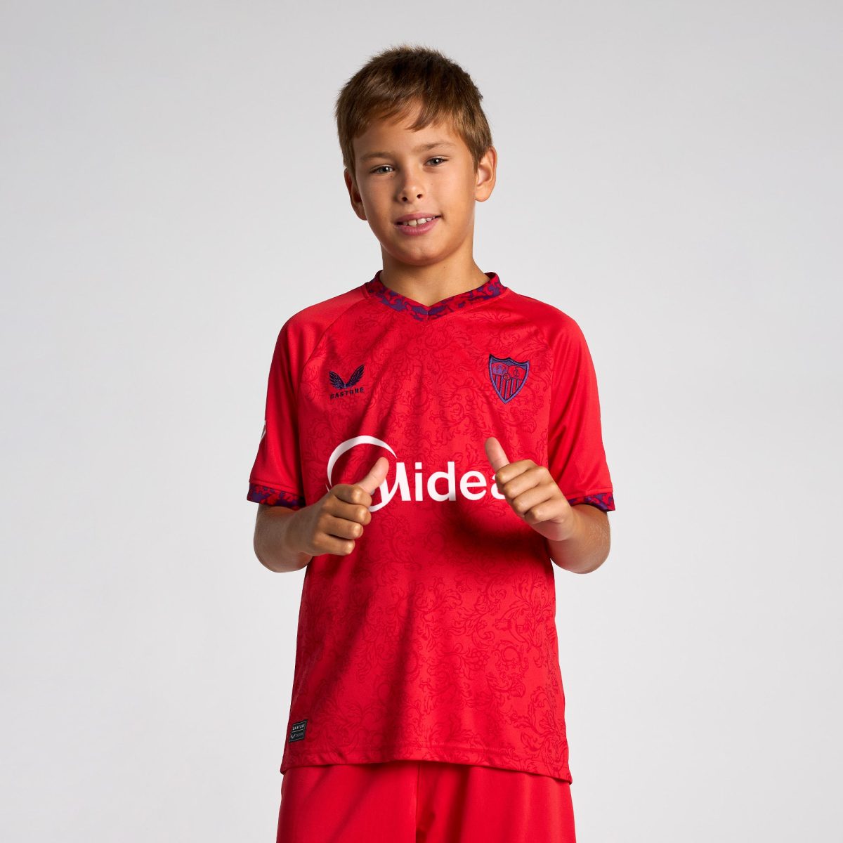 away boys shirt 2425 Collection - Sevilla FC Apparel and Gear