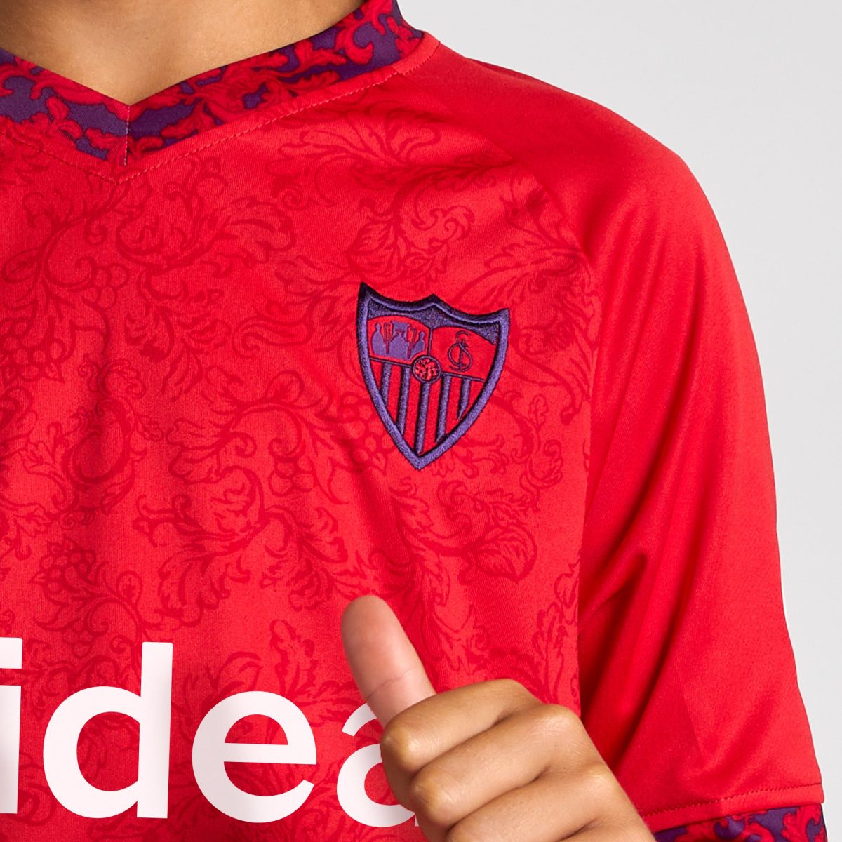 away boys shirt 2425 Collection - Sevilla FC Apparel and Gear