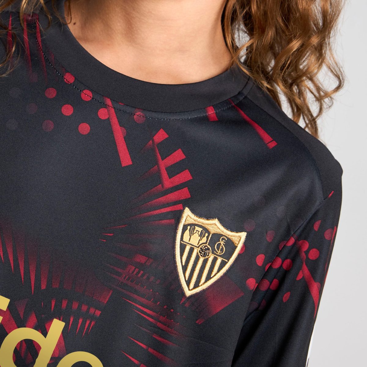 black third boys t-shirt 2425 Collection - Sevilla FC Apparel and Gear