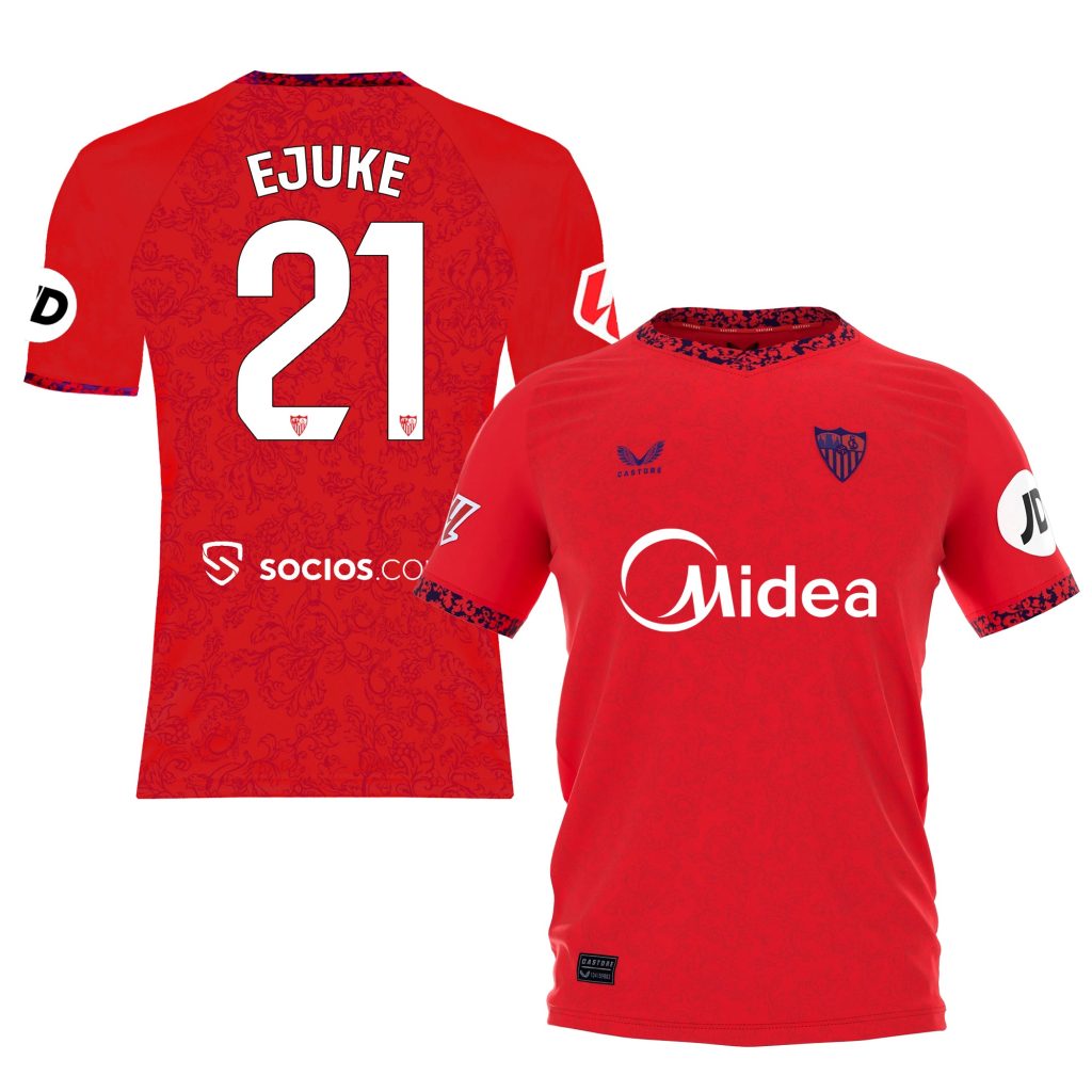 ejuke away boys t-shirt 2425 Collection - Sevilla FC Apparel and Gear