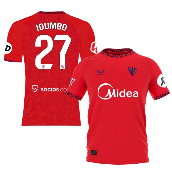 idumbo away boys shirt 2425 Collection - Sevilla FC Apparel and Gear