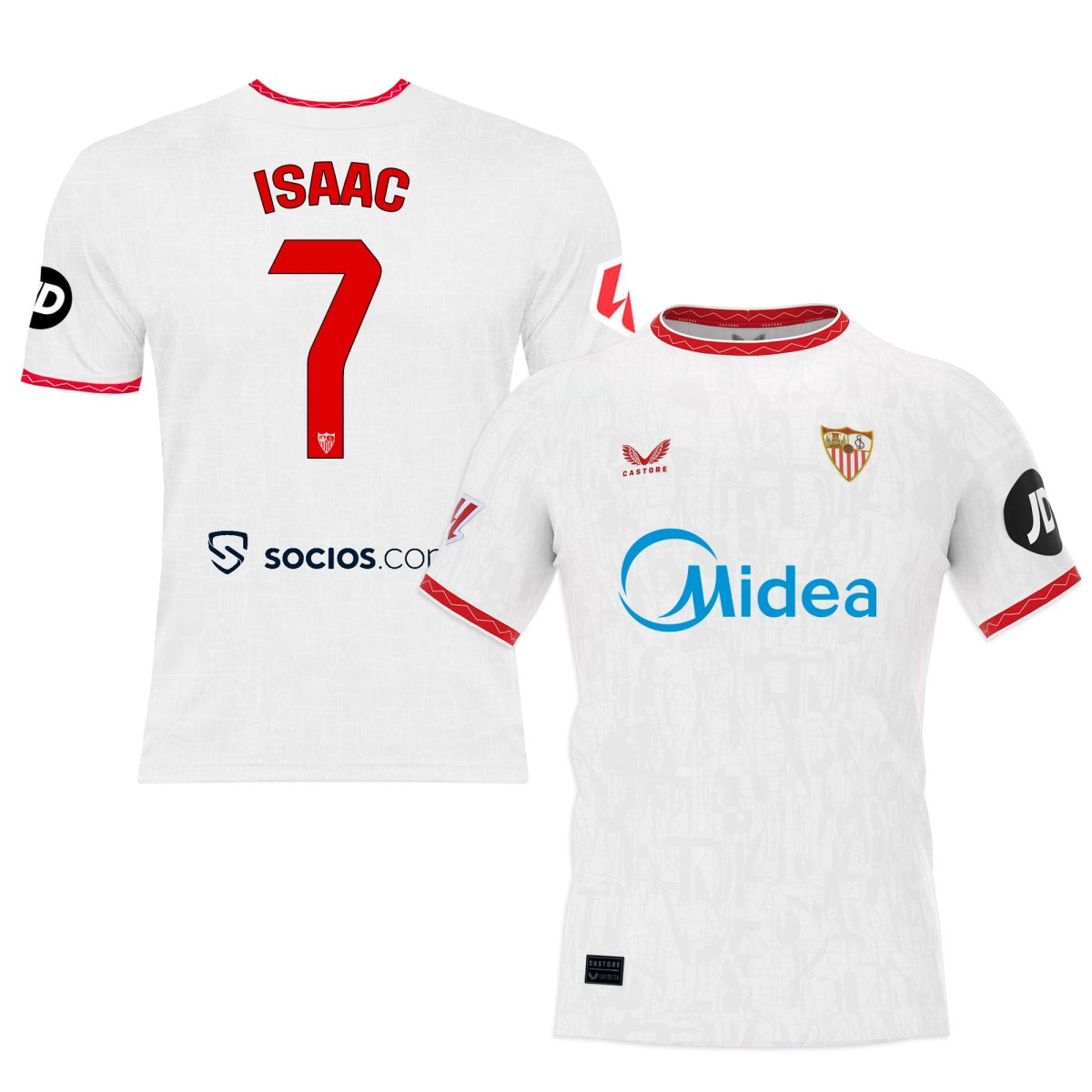 isaac adult home shirt 2425 Collection - Sevilla FC Apparel and Gear