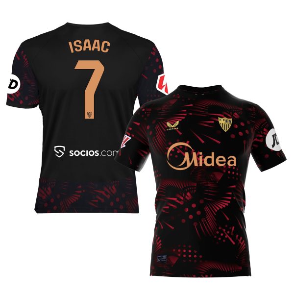 isaac black third boys t-shirt 2425 Collection - Sevilla FC Apparel and Gear