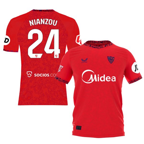 nianzou away jersey for kids 2425 Collection - Sevilla FC Apparel and Gear