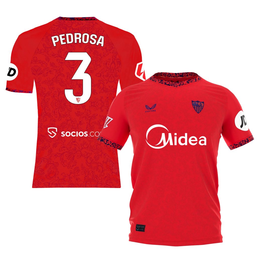 pedrosa away jersey for kids 2425 Collection - Sevilla FC Apparel and Gear