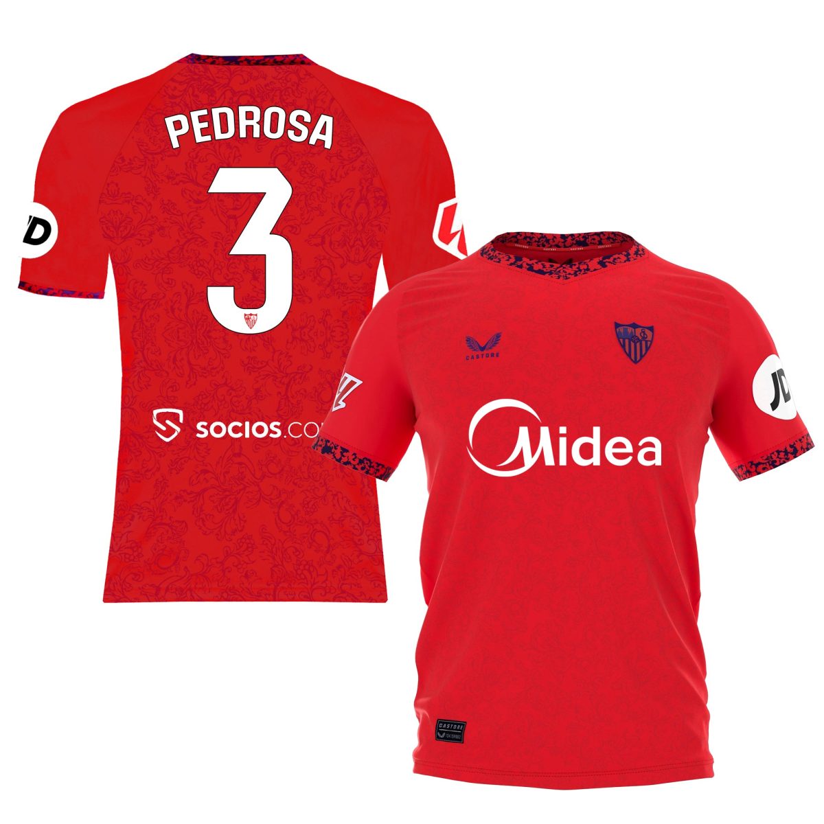 pedrosa t-shirt away adult 2425 Collection - Sevilla FC Apparel and Gear