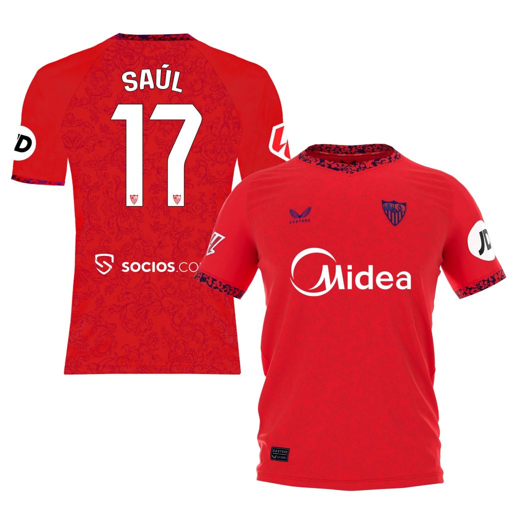 saul adult away shirt 2425 Collection - Sevilla FC Apparel and Gear