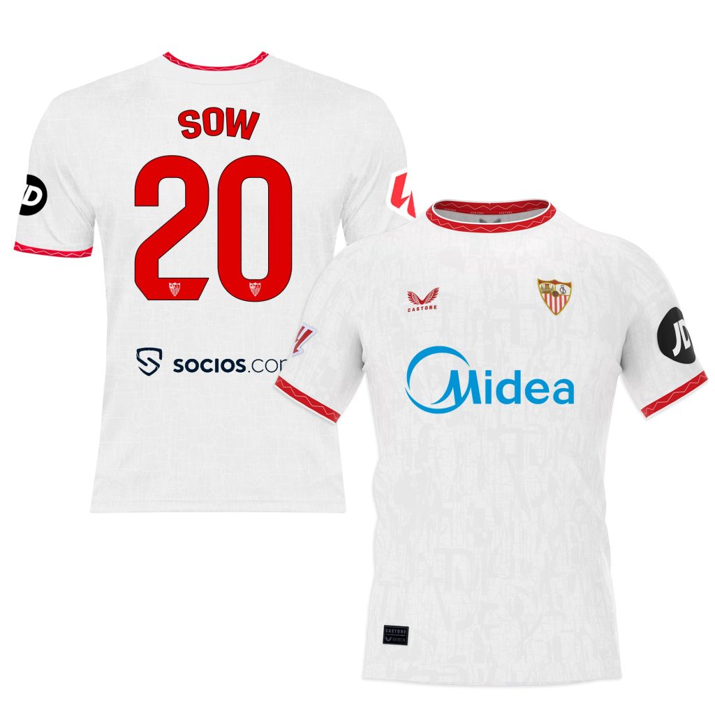 sow adult home t-shirt 2425 Collection - Sevilla FC Apparel and Gear