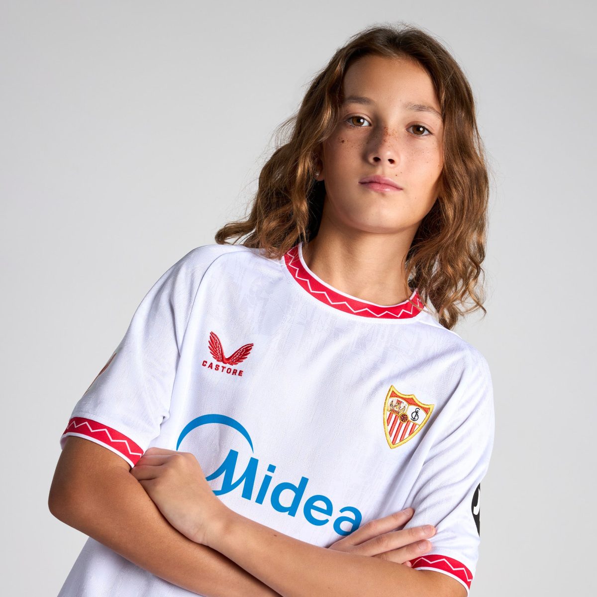 white first shirt for kids 2425 Collection - Sevilla FC Apparel and Gear