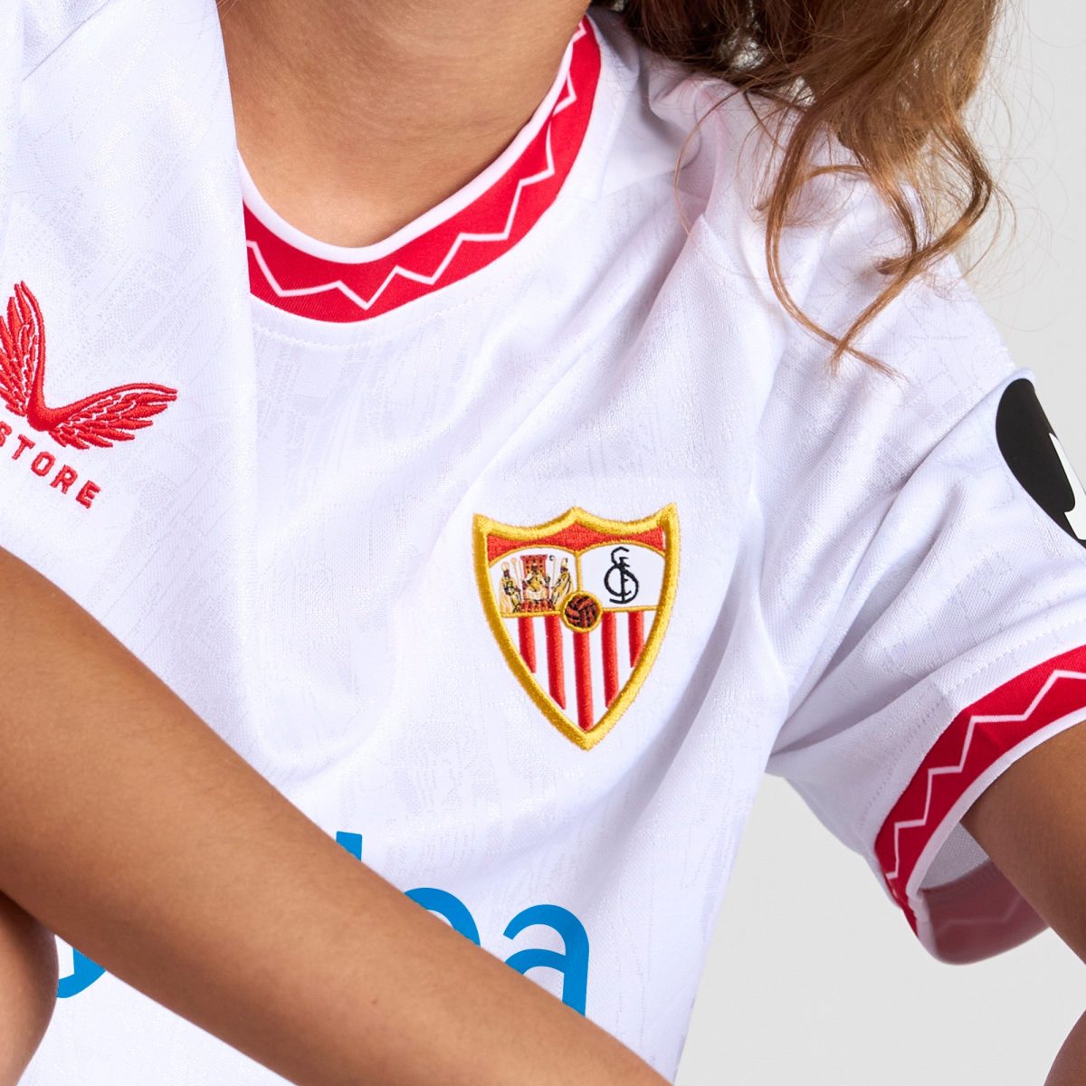 white first shirt for kids 2425 Collection - Sevilla FC Apparel and Gear