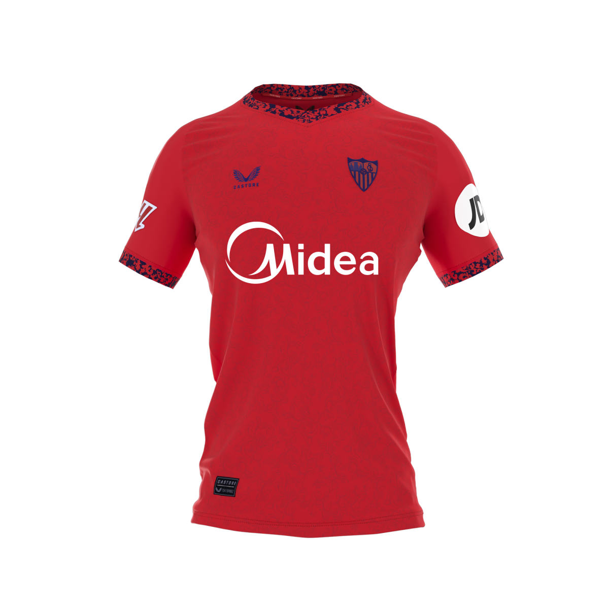 womens away red shirt 2425 Collection - Sevilla FC Apparel and Gear