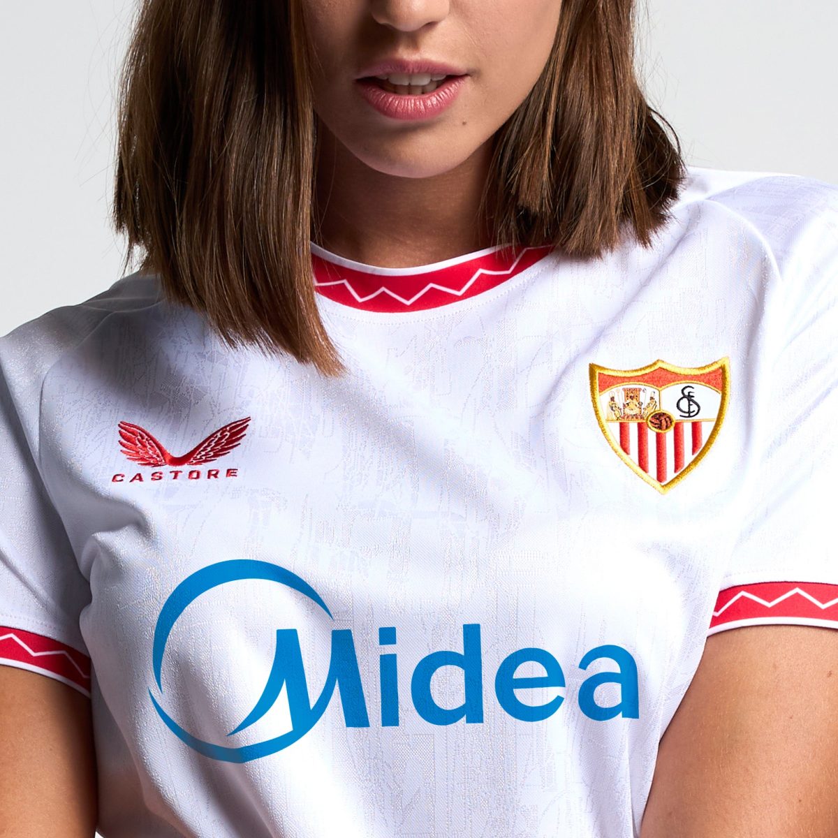 womens white first shirt 2425 Collection - Sevilla FC Apparel and Gear