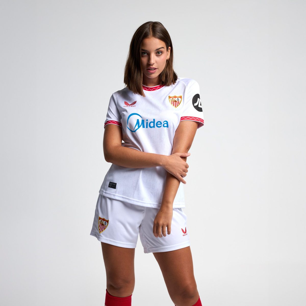 womens white first shirt 2425 Collection - Sevilla FC Apparel and Gear